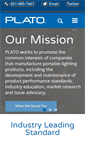 Mobile Screenshot of plato-usa.org