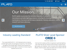 Tablet Screenshot of plato-usa.org